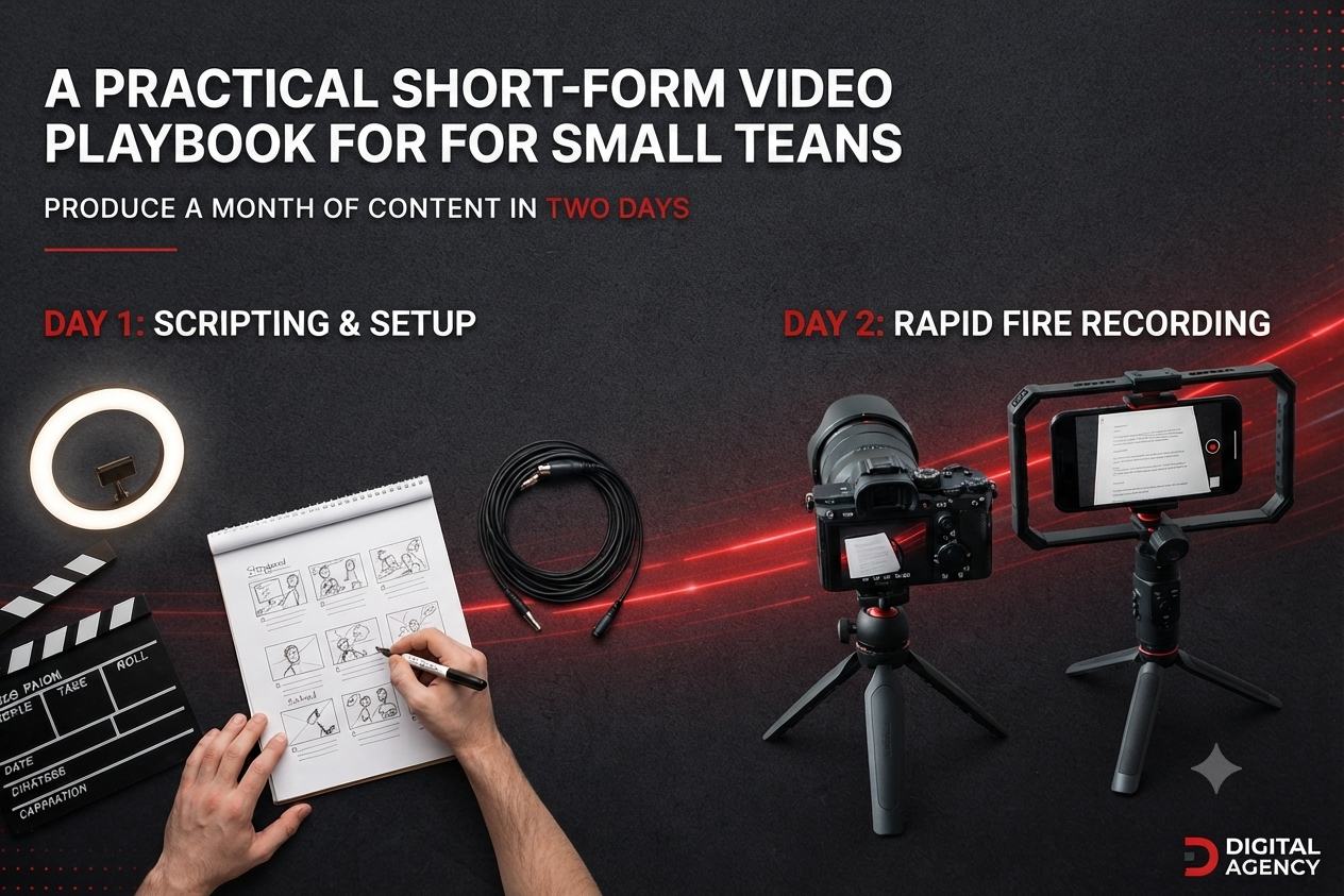 A practical short-form video playbook for small teams
